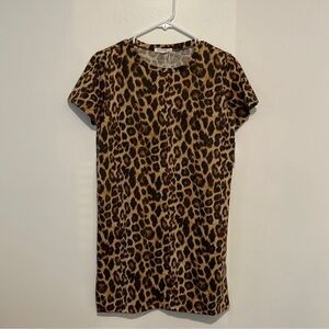 NWT Antistar cheetah print tshirt dress XS